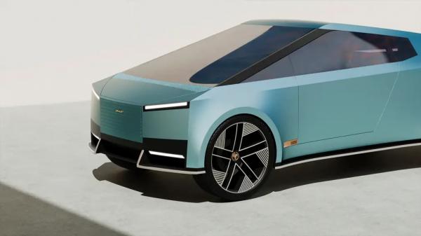 Cybertruck и Jaguar: дизайнеры показали, что будет если совместить две самые обсуждаемые модели последнего времени