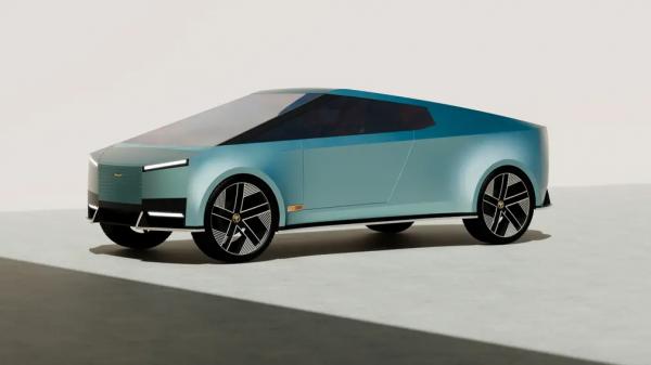 Cybertruck и Jaguar: дизайнеры показали, что будет если совместить две самые обсуждаемые модели последнего времени