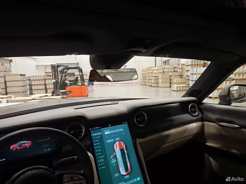 В России продают уникальный Teslatang 1967 с 800-сильным мотором: это гибрид Tesla Model S и классического Ford Mustang