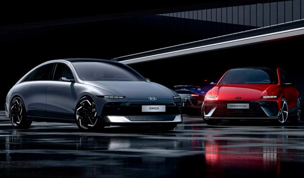 Рестайлинговый Hyundai Ioniq 6 получил внешность в новом дизайнерском стиле