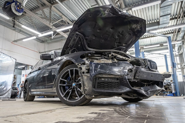 &laquo;Жесть&raquo; без потрясений: кузовной ремонт BMW 5 Series VII (G30)