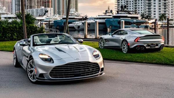 Aston Martin теперь можно пришвартовать к бордюру &mdash; Vanquish превратили в яхту на колесах