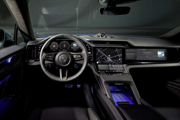 Немцы рассекретили салон электрического кроссовера Porsche Cayenne Electric