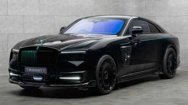 Черный бриллиант с бирюзой: Mansory показала самый эффектный Spectre