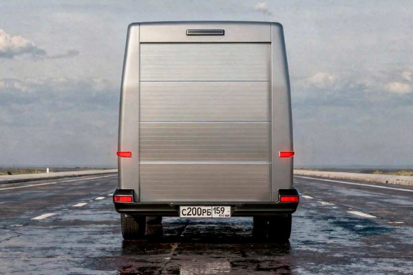 Руссо-Балт: российский электрический фургон с дизайном в стиле Tesla Cybertruck