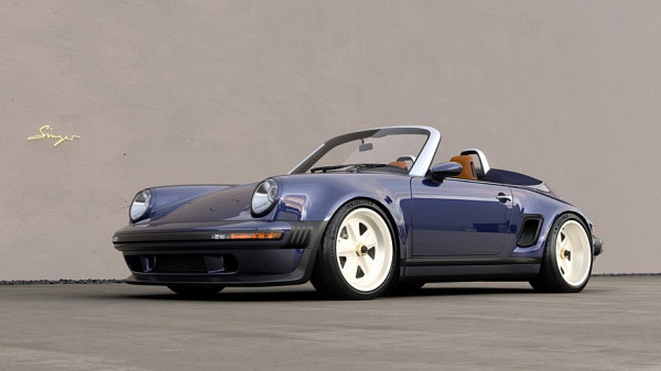 Рестомод Porsche 911 Carrera Cabriolet от Singer: убирающиеся фары и новый откидной верх
