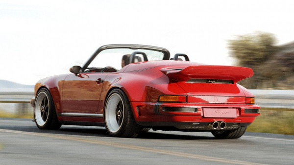 Рестомод Porsche 911 Carrera Cabriolet от Singer: убирающиеся фары и новый откидной верх