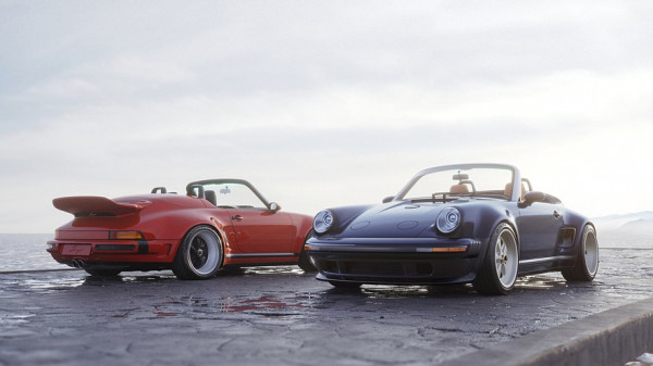 Рестомод Porsche 911 Carrera Cabriolet от Singer: убирающиеся фары и новый откидной верх
