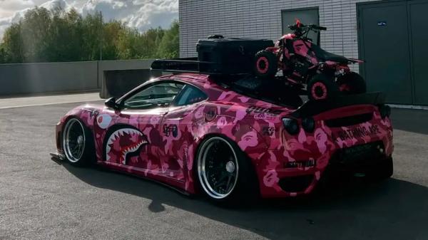 Ferrari F430 превратили в безумный проект с багажником на крыше